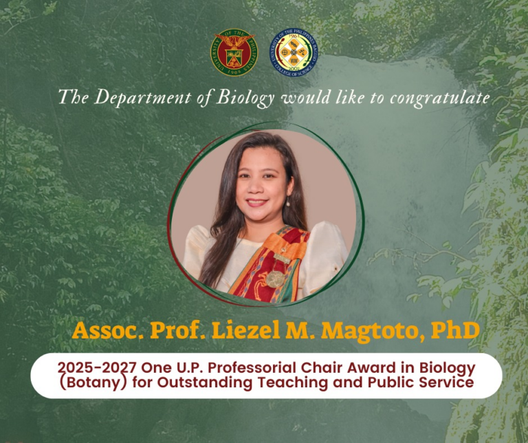 DB Faculty earns One UP Professorial Chair Award for 2025-2027