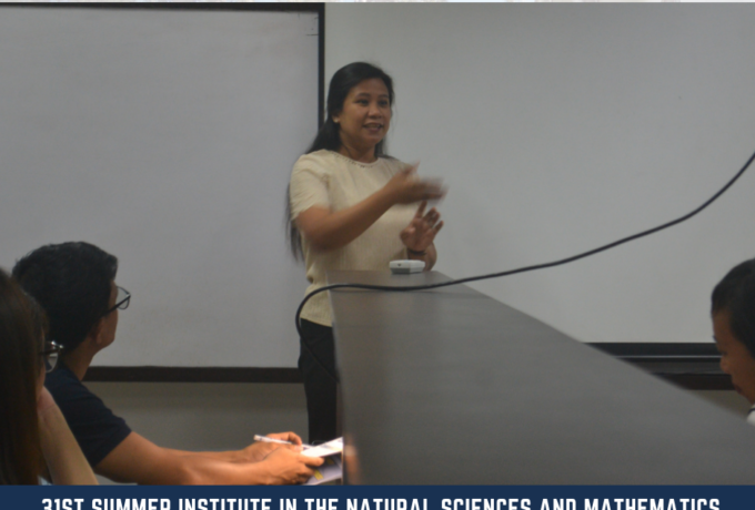 The Department of Biology, with the College of Science, kicks off the 31st SINSM