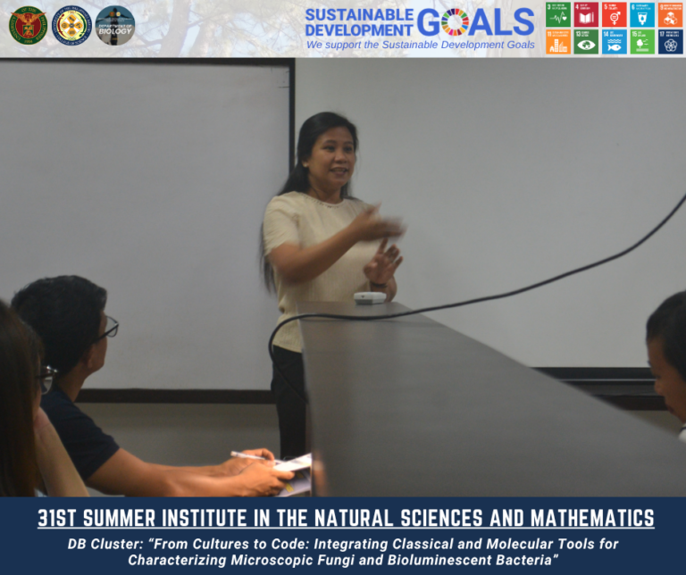 The Department of Biology, with the College of Science, kicks off the 31st SINSM