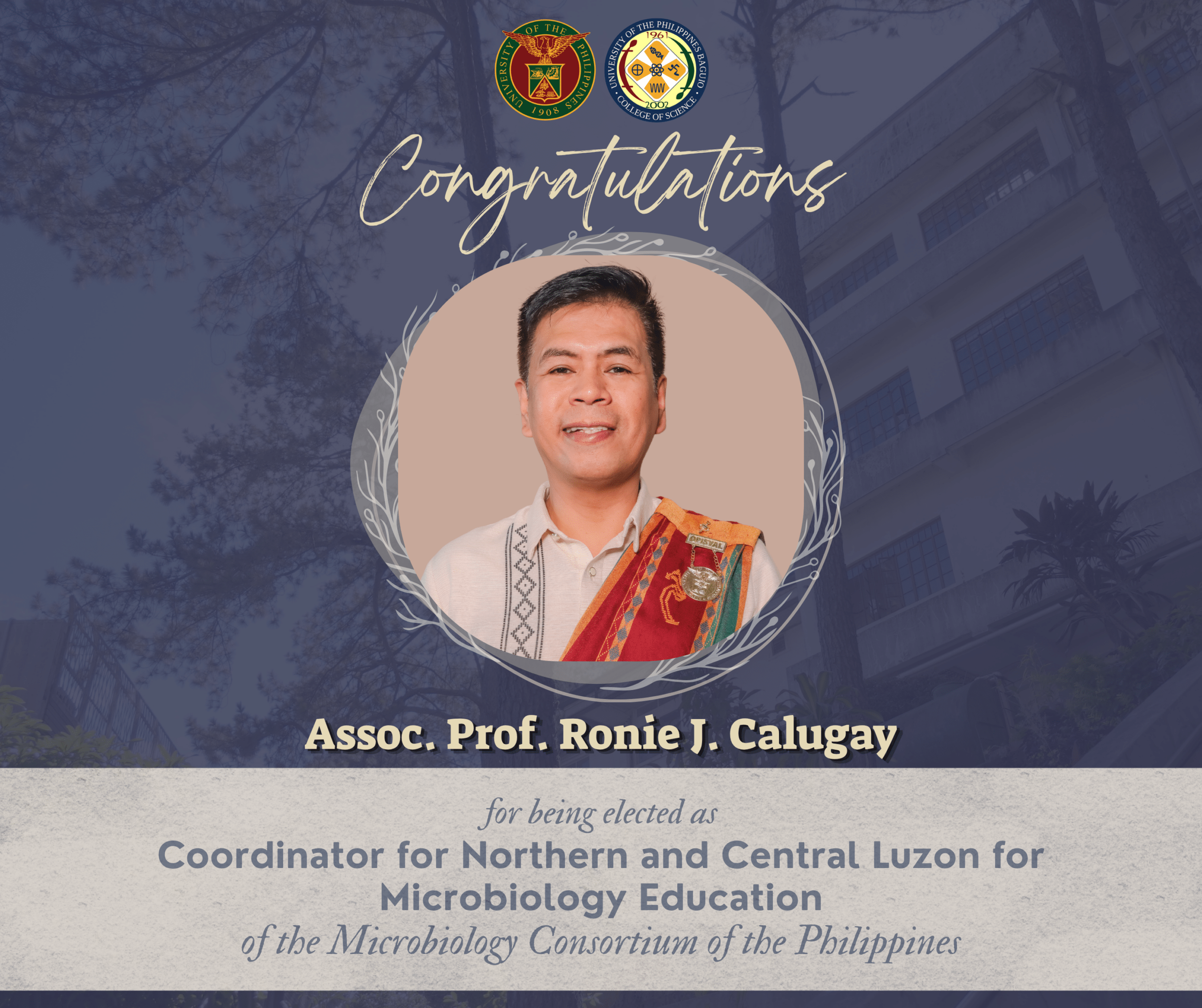Department of Biology Faculty Elected and Appointed in Microbiology Organizations in the Philippines