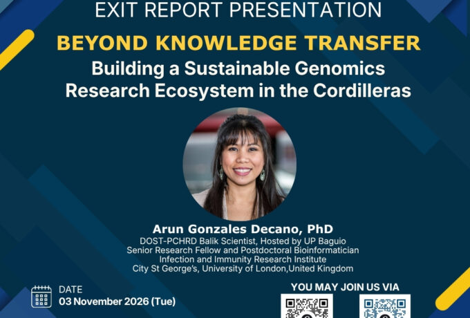 Balik Scientist Program Exit Presentation