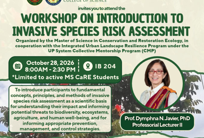 Workshop on Introduction to Invasive Species Risk Assessment